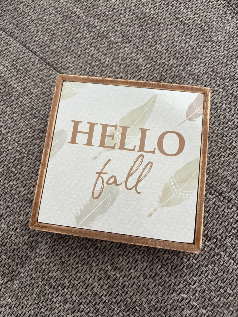 Hello Fall Wooden Wall Decor Sign